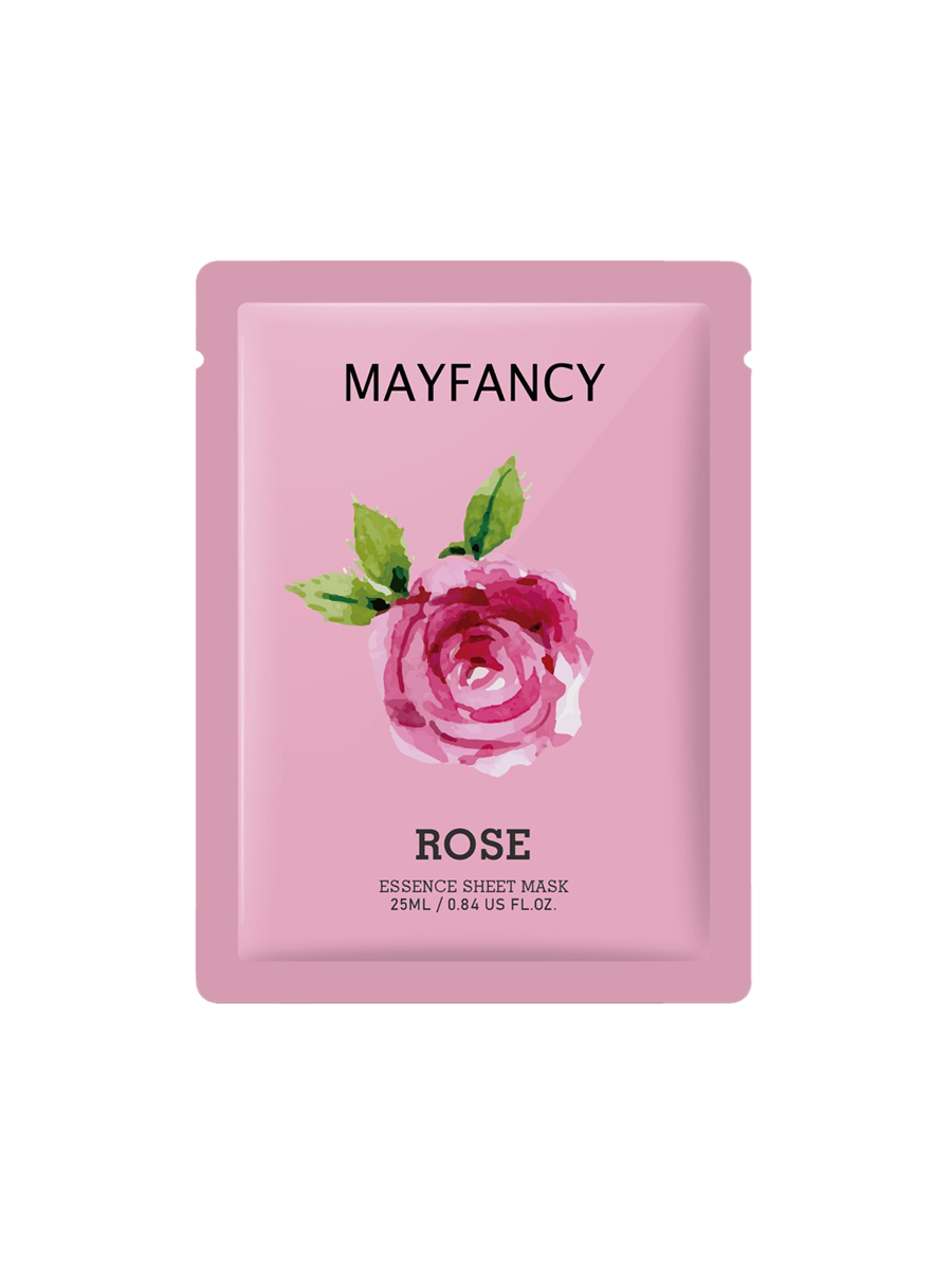 Maschera viso in tessuto Mayfancy Rose Serum