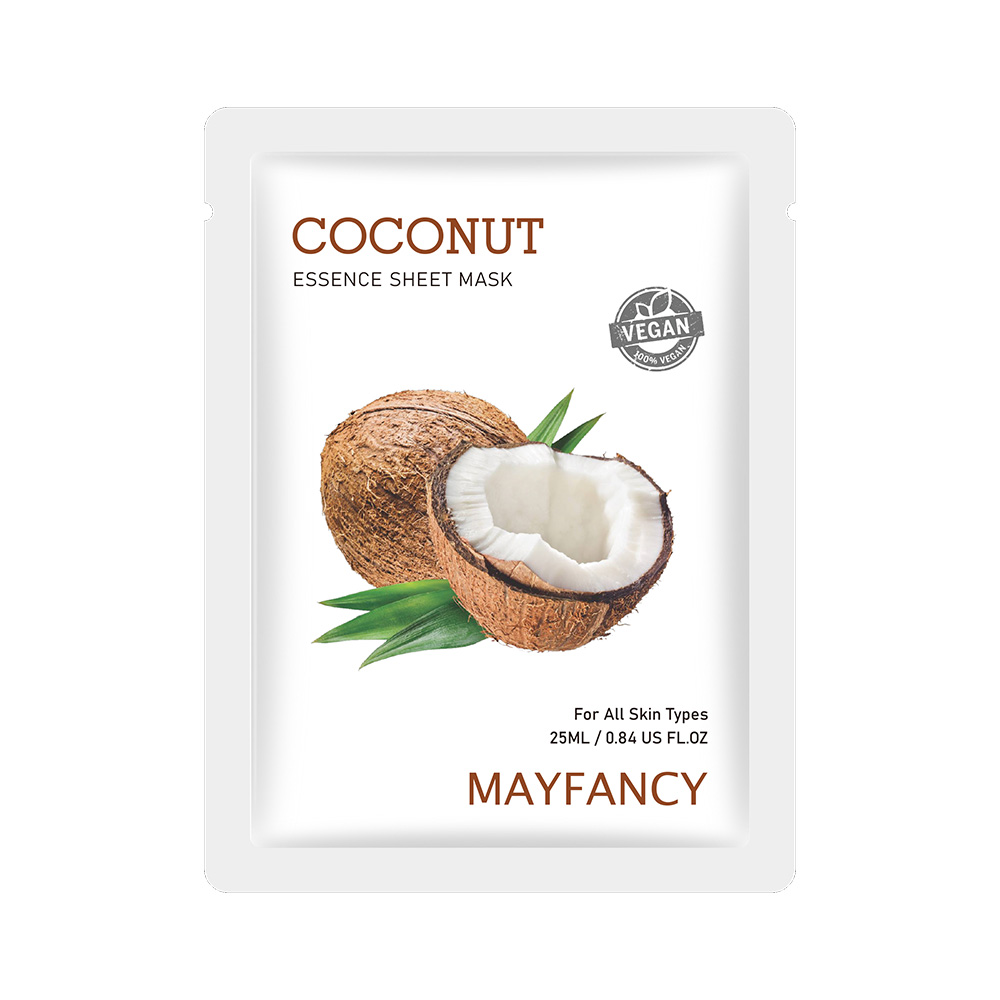 Maschera in tessuto Mayfancy al cocco