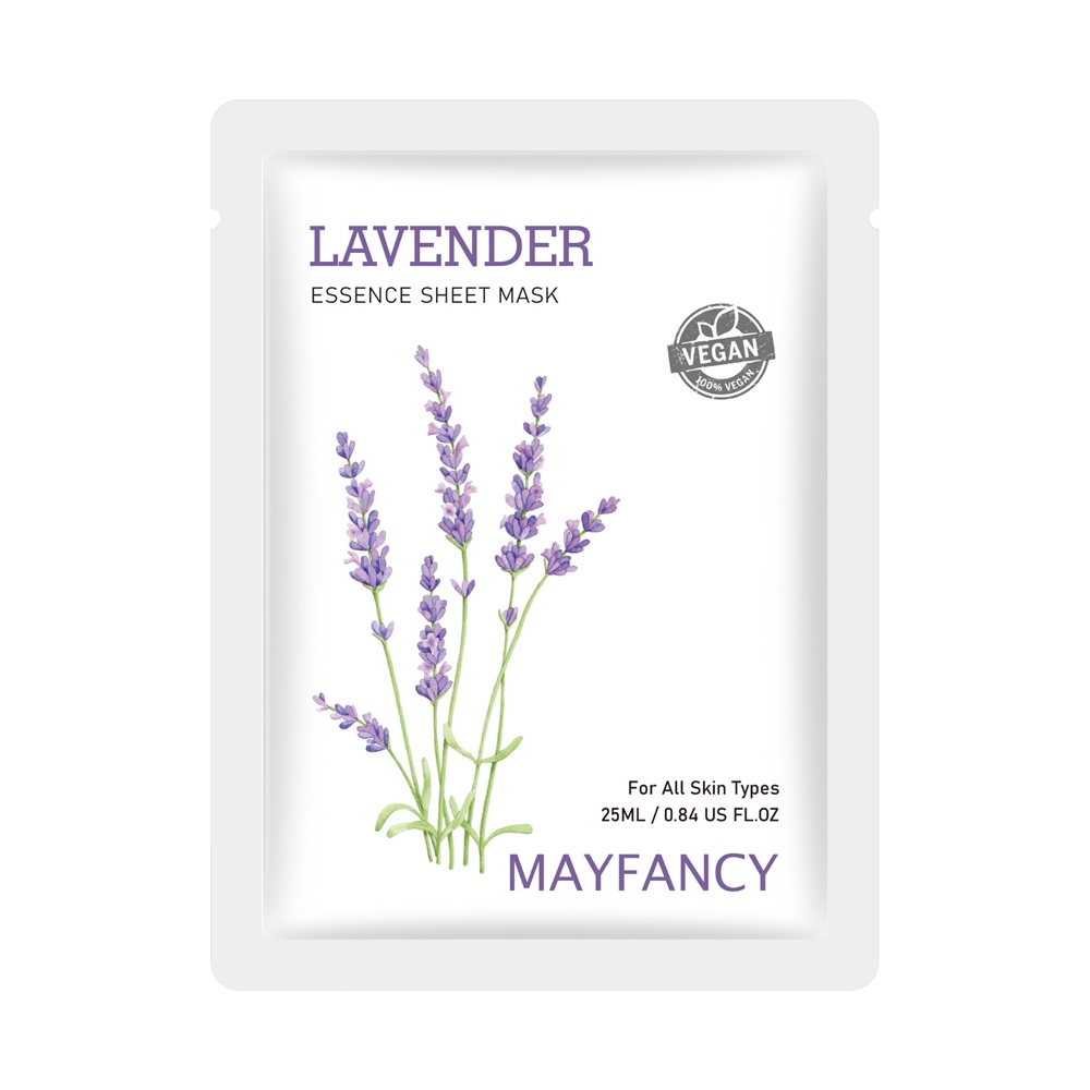 Maschera in tessuto alla lavanda Mayfancy